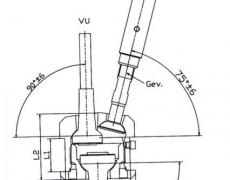 Cross section of divided rigging